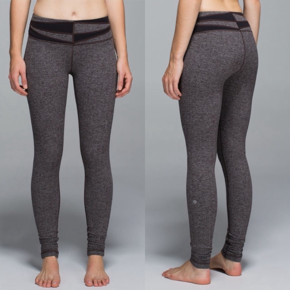 Lululemon Wunder Under Herringbone Leggings